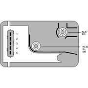 Hella Glow Plug Control Unit fits Citroën Berlingo First 1996-2003 1.8 1.9