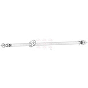 Apec Brake Hydraulic Hose Line Front Left fits Subaru Forester 2008-2013 2.0 2.5