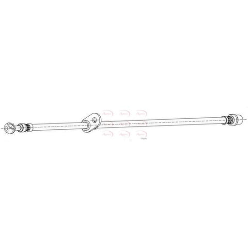 Apec Brake Hydraulic Hose Line Front Left HOS4500