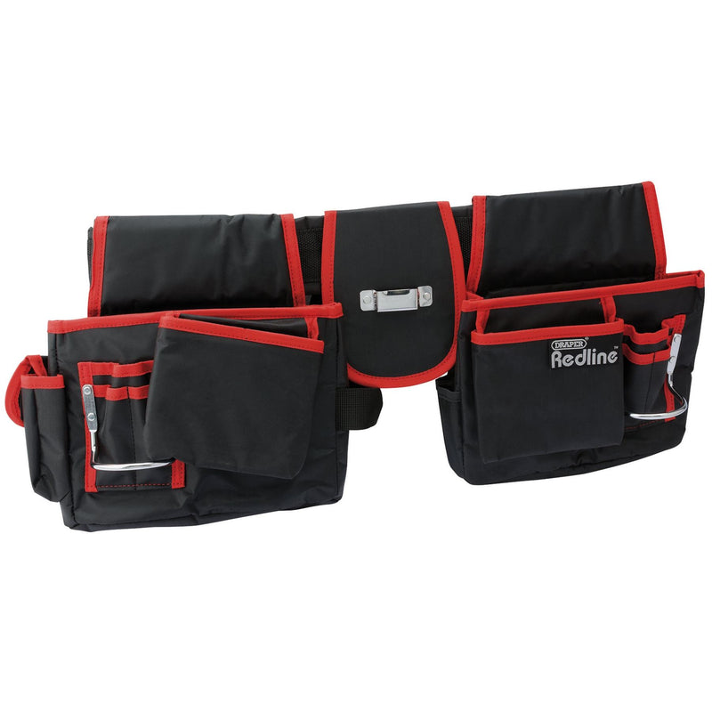 Draper Double Tool Pouch, Black 67832 Draper - Dynamic Drive