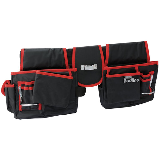 Draper Double Tool Pouch, Black 67832 Draper - Dynamic Drive