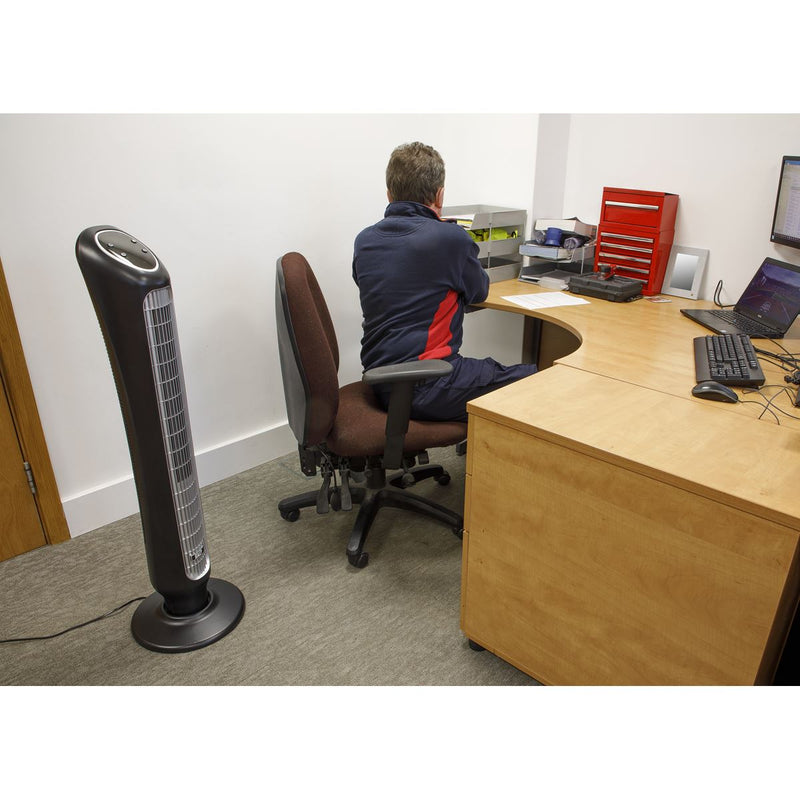 Sealey 43" Quiet High Performance Oscillating Tower Fan STF43Q Sealey - Dynamic Drive