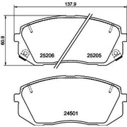 DON Front & Rear Brake Discs & Pads fits Hyundai Kona 2017-2023 1.6