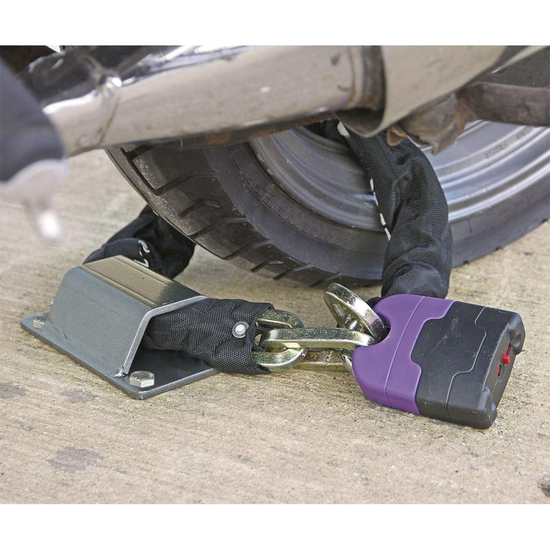 Sealey Motorcycle Chain Lock 10.5 x 10.5 x 900mm 4* ART Approved CLA1090 Sealey - Dynamic Drive