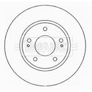 Borg & Beck Front & Rear Brake Discs & Pads fits Mitsubishi Space Runner