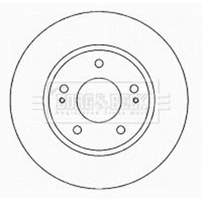 Borg & Beck Front & Rear Brake Discs & Pads fits Mitsubishi Space Runner
