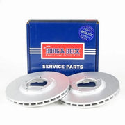 Borg & Beck 2 x Front Brake Discs BBD4303-x2