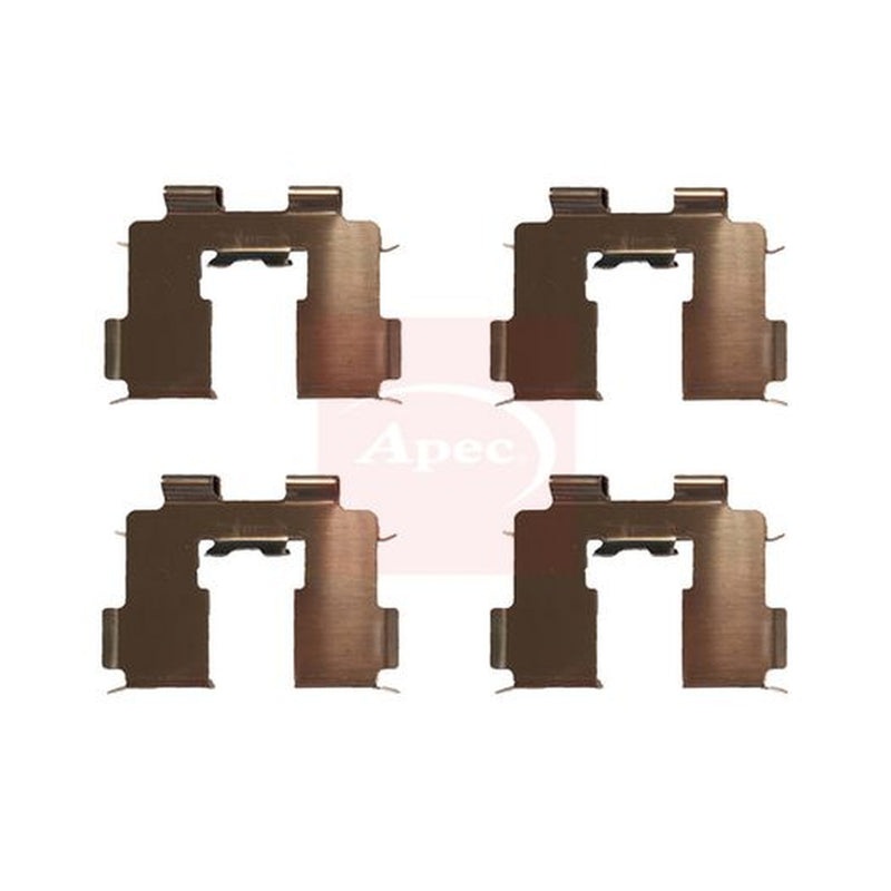 Apec Brake Pad Accessory Fitting Kit Rear fits Hyundai Santa Fé II 2006-2012