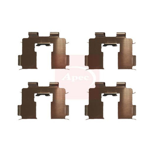 Apec Brake Pad Accessory Fitting Kit Rear fits Hyundai Santa Fé II 2006-2012