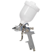 Siegen 1.4mm Set-Up Gravity Feed Spray Gun Paint Car Bodyshop Panel Garage Sealey  - Dynamic Drive