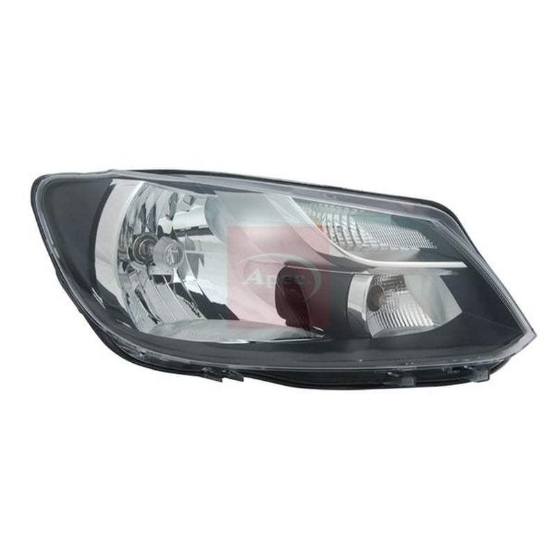 Apec Headlight Headlamp H4 Left fits VW Caddy III 2004-2015 1.2 1.6 2.0