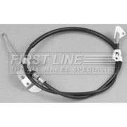 First Line Handbrake Cable Right Rear fits Citroën C1 2005-2014 1.0 1.4
