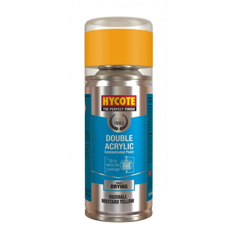 3x Hycote Aerosol Paint for Vauxhall Mustard Yellow 150ml Hycote - Dynamic Drive