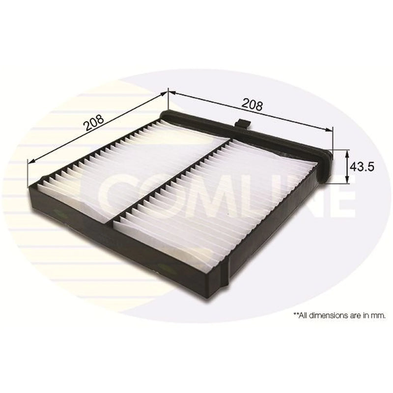 Comline Cabin Air Filter (Pollen Filter) fits Mazda 2 2014 on 1.5