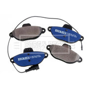 Borg & Beck Front Brake Solid Discs & Pads fits Fiat Punto 1993-2000 1.1 1.2 1.7