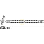 NAPA Brake Hydraulic Hose Line Rear NBH1177