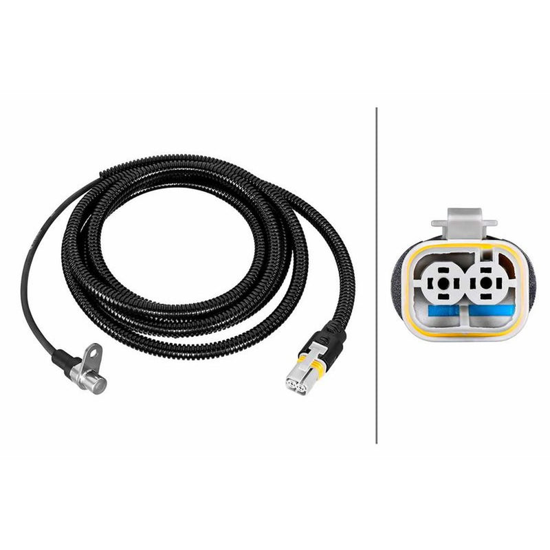 Hella ABS Wheel Speed Sensor Rear Left fits Man Tgm I 2005-2022