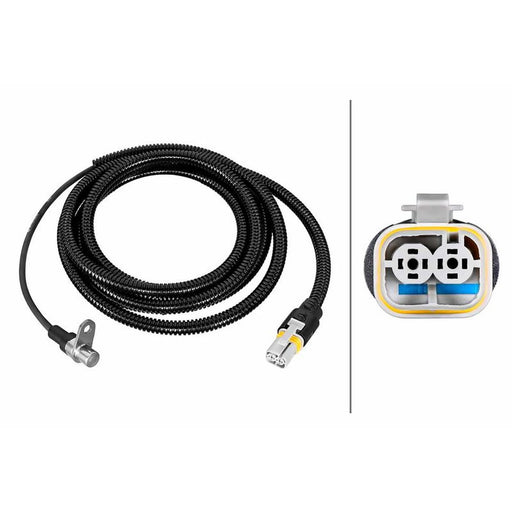 Hella ABS Wheel Speed Sensor Rear Left fits Man Tgm I 2005-2022