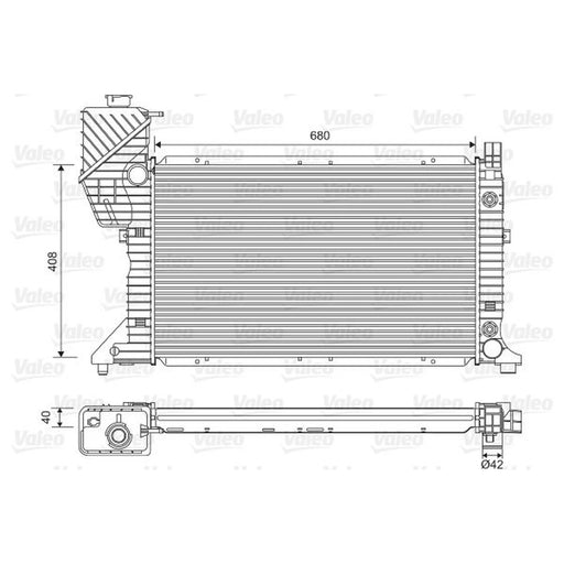 Valeo Engine Radiator 732472