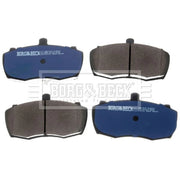 Borg & Beck Front Brake Solid Discs & Pads fits Land Rover 110 1983-1990 2.3 2.5
