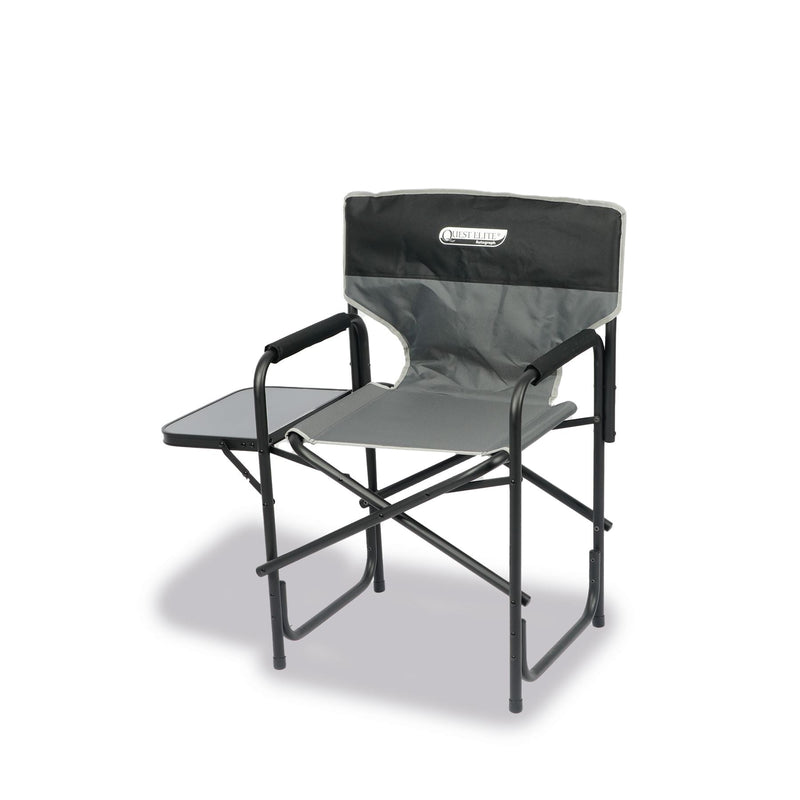 Quest Autograph Surrey Directors Camping Chair (Black Edition) Quest - Dynamic Drive