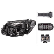 Hella Headlight Headlamp LED Right 1LX 013 063-541
