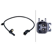 Hella ABS Wheel Speed Sensor Rear 6PU 358 216-211