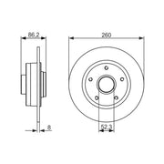 Bosch Front & Rear Brake Discs & Pads fits Renault Clio IV 2013-2021 1.6
