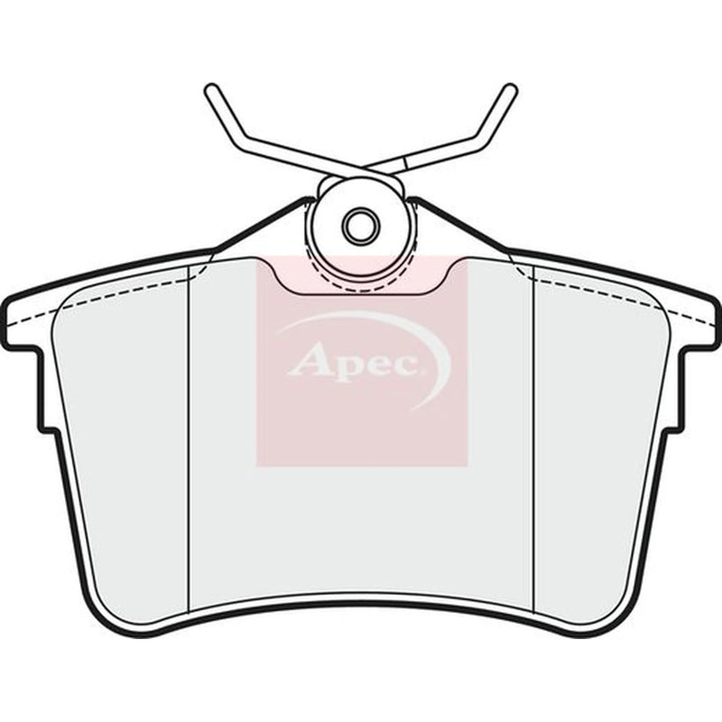 Apec Rear Brake Pad Set PAD1659