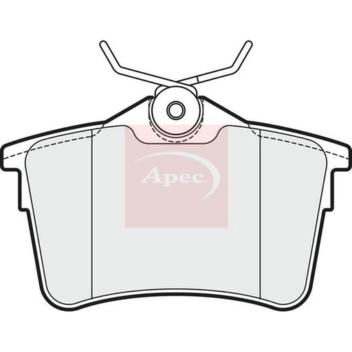 Apec Rear Brake Pad Set fits Citroën Berlingo First Box Body 2010 on