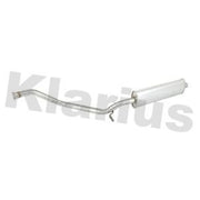 Klarius Box With Centre Pipe Centre fits Citroën C4 I 2004-2007 2.0
