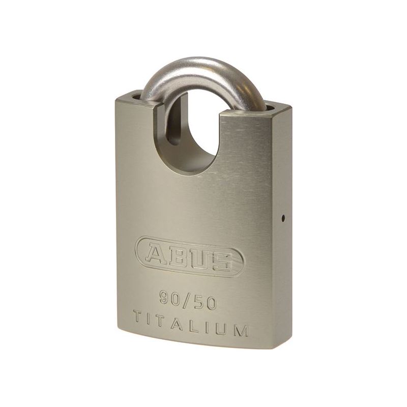 Abus Mechanical 90RK/50 TITALIUM™ Padlock Closed Shackle Carded ABUS Mechanical - Dynamic Drive