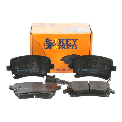 Key Parts 4 x Rear Brake Pad Set fits VW California T5 Camper 2007-2009 1.9
