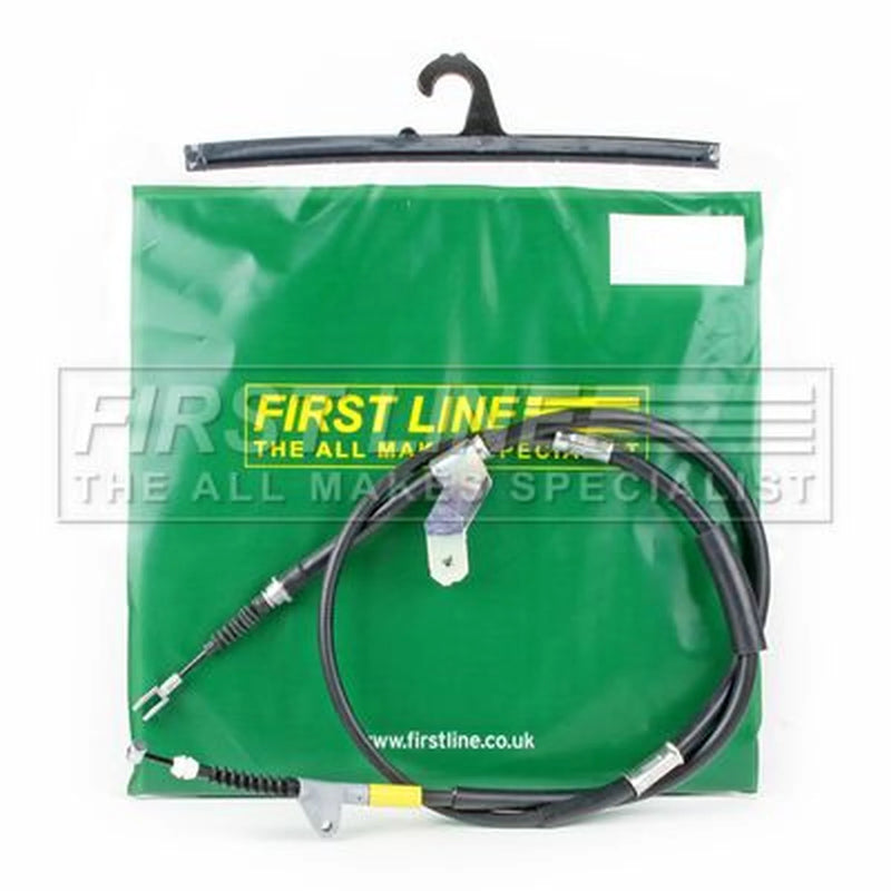 First Line Handbrake Cable Right Rear fits Toyota Avensis 1999-2003 1.6 1.8 2.0