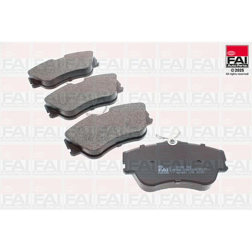 FAI Front Brake Pad Set fits VW Transporter 1990-2003 1.9 2.0 2.4 2.5