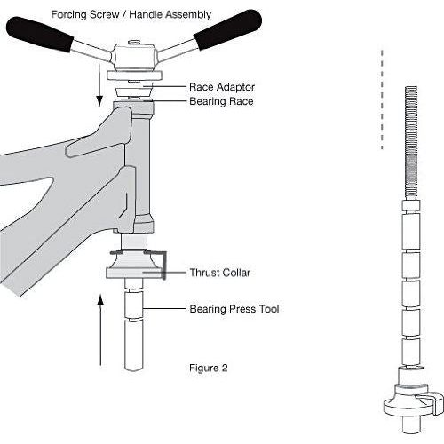 Laser Motorcycle Steering Bearing Press 5169 Laser - Dynamic Drive