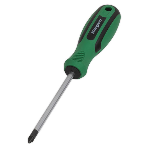 Sealey Screwdriver Pozi #2 x 100mm S01186 Siegen by Sealey - Dynamic Drive