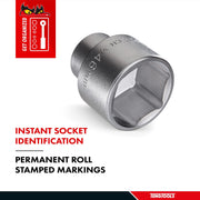 Teng Tools 3/4" Socket 6 pt Metric 27mm Teng Tools - Dynamic Drive