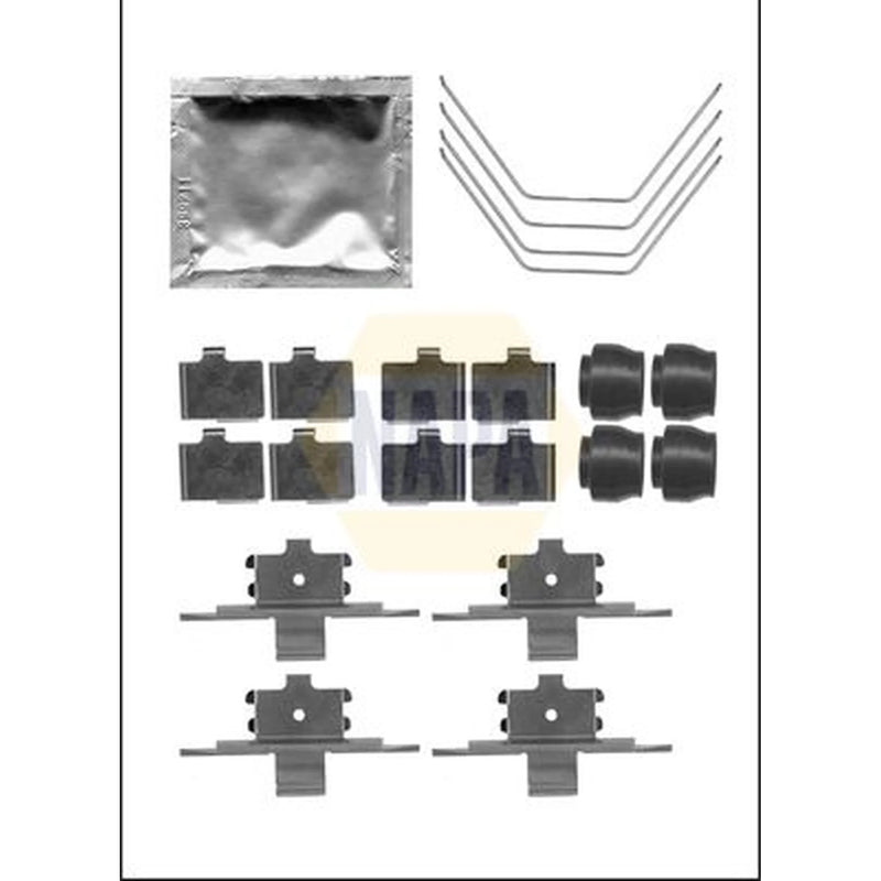 NAPA Brake Pad Accessory Fitting Kit Front fits Mazda 6 2007-2013