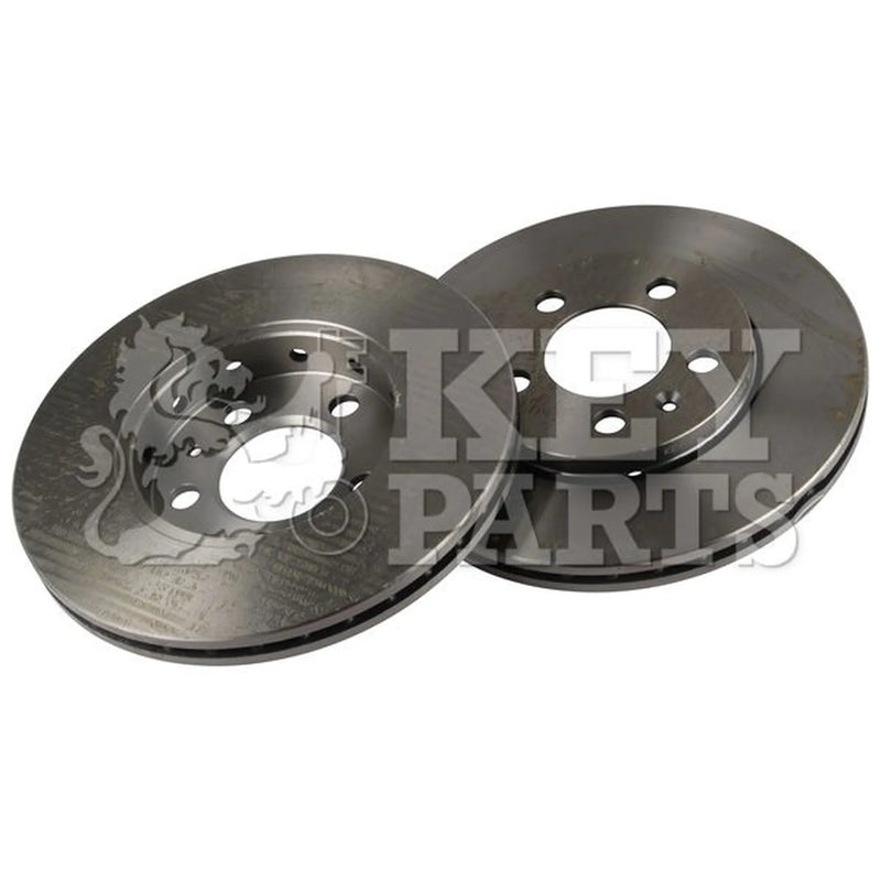 Key Parts Front & Rear Brake Discs & Pads fits VW Polo III Classic 1997-1999 1.9