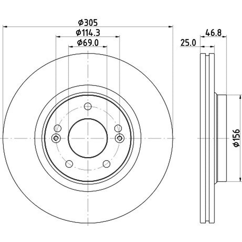 Mintex Front & Rear Brake Discs & Pads fits Kia Sportage V 2021 on 1.6