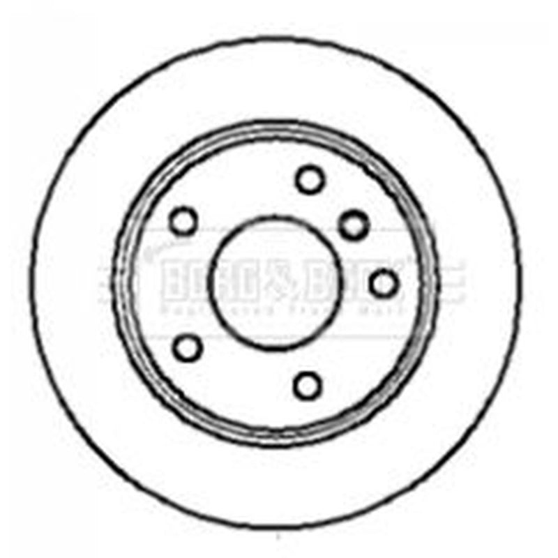Borg & Beck Front & Rear Brake Discs & Pads fits Mercedes-Benz A-Class 1997-2004
