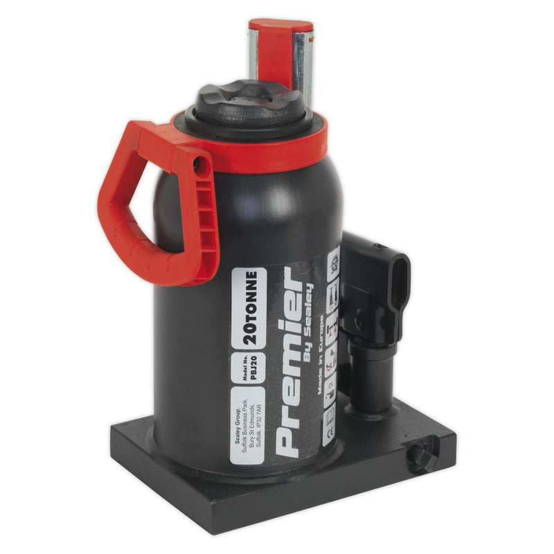 Sealey Premier Bottle Jack 20tonne PBJ20 Sealey  - Dynamic Drive
