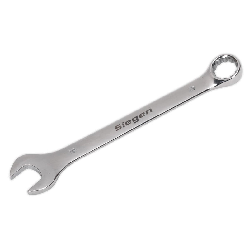 Sealey Combination Spanner 19mm S01019 Siegen by Sealey - Dynamic Drive