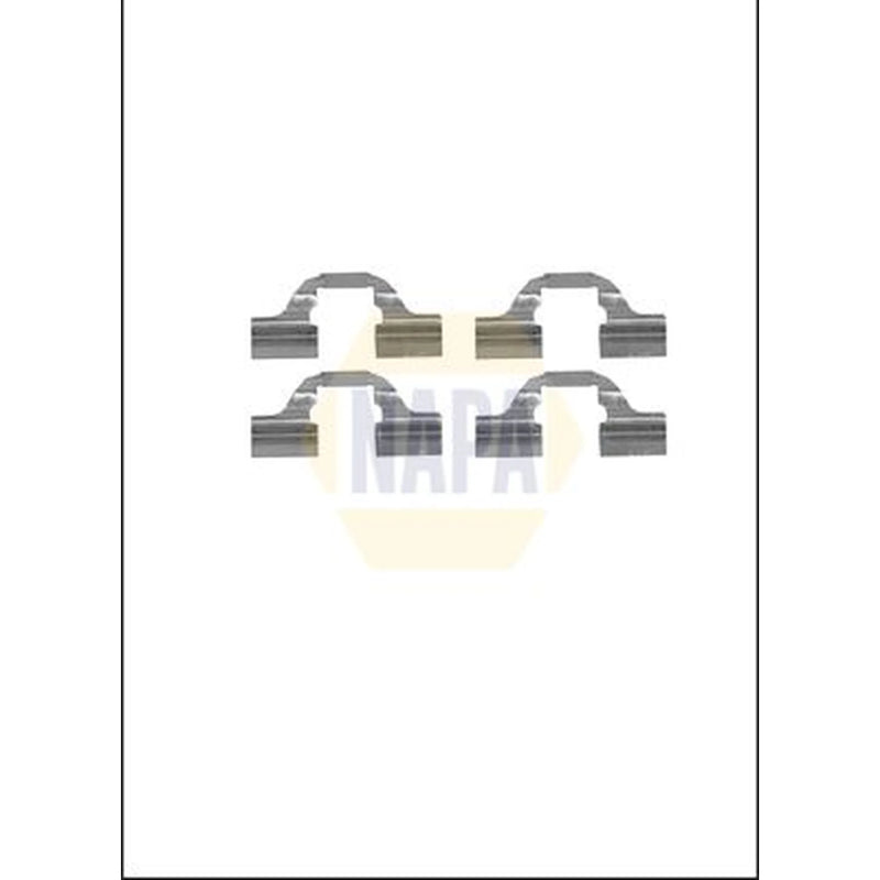 NAPA Brake Pad Accessory Fitting Kit Rear fits Citroën Mpv 2008-2021 1.6