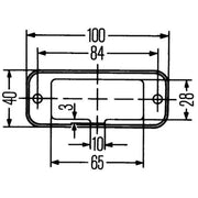 Hella Markerlight24V 10-20Degree Front 2PF 009 514-001 1529504 2PF 009 514-001