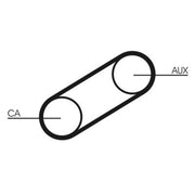 Continental CTAM Timing Belt Cambelt 45 Teeth fits Opel Manta B 1982-1987 1.8