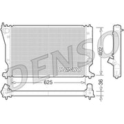 Denso Engine Radiator DRM50073