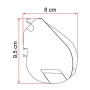 Fiamma F35 Pro 250 Awning Titanium Case Royal Blue Fabric Campervan Caravan 4x4 Fiamma  - Dynamic Drive
