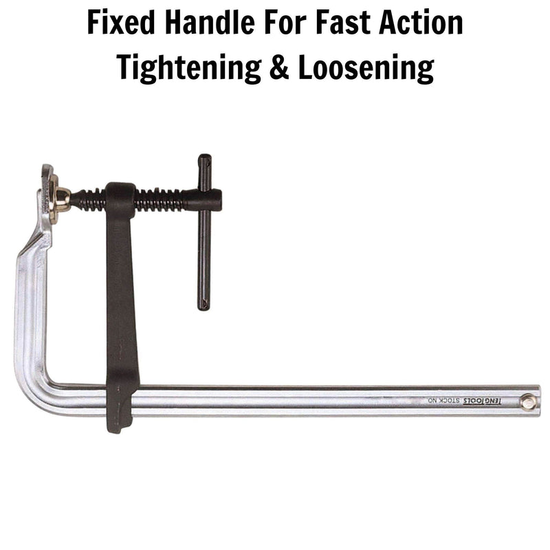 Teng Tools F-Type Clamp Fixed Handle 300 x 140mm Teng Tools - Dynamic Drive
